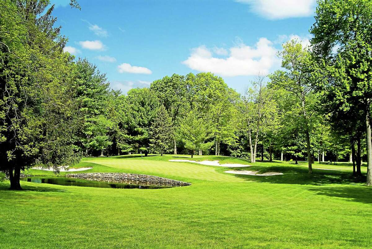 The sixth green at Rolling Hills Country Club in Wilton, site of the 80th Connecticut Open.