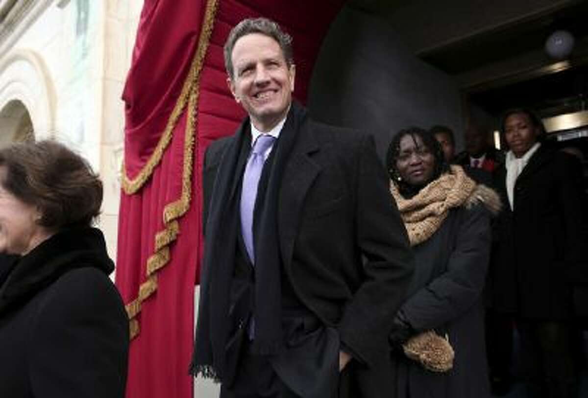 Former Treasury Secretary Timothy Geithner in Washington for President Barack Obama's inauguration in January 2013.