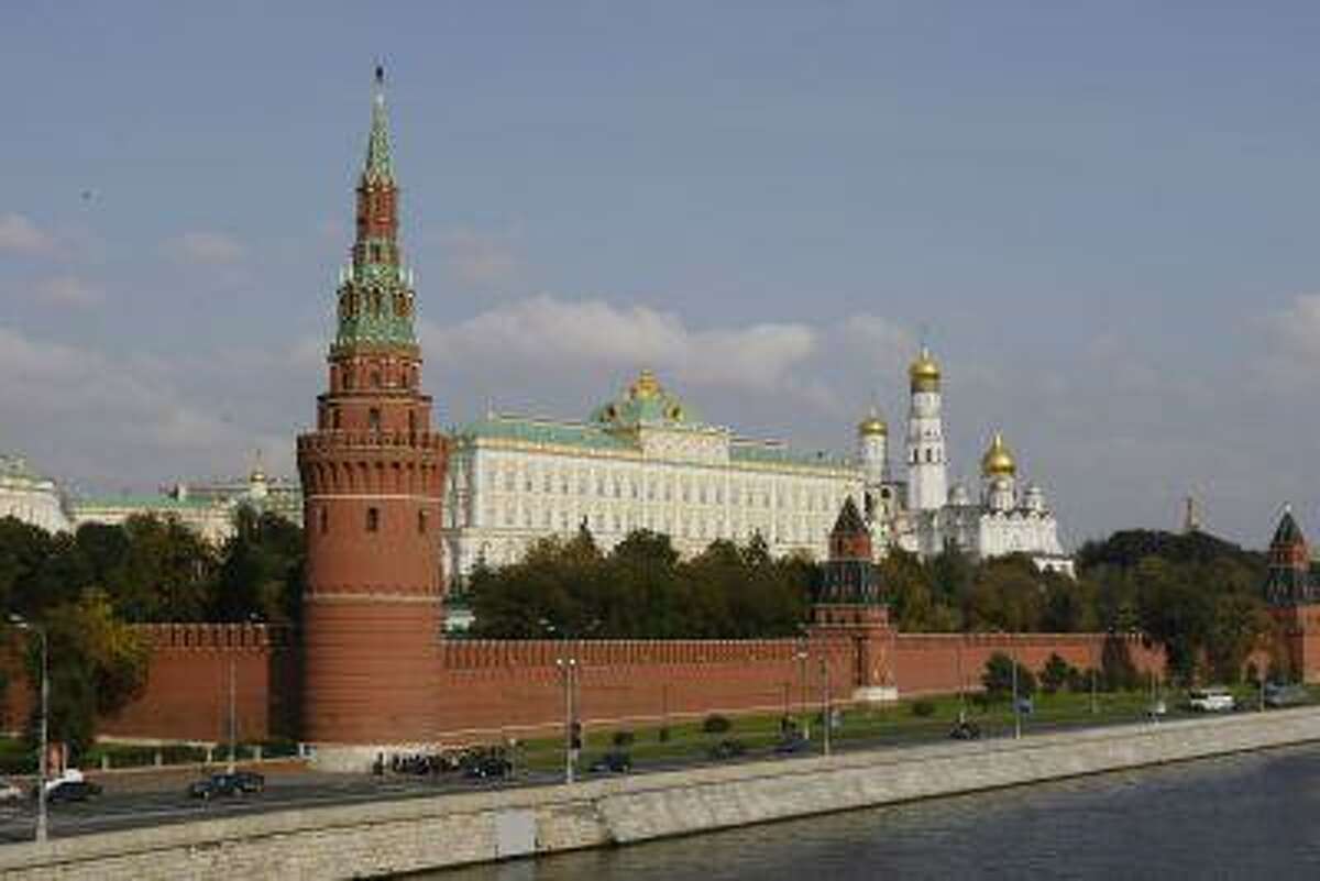 The Great Kremlin Palace is seen in Moscow September 26, 2003, Moscow.