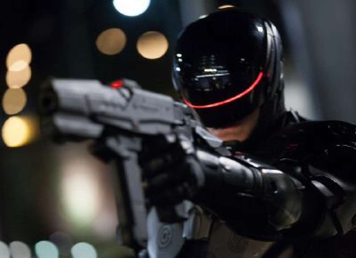 Robocop (Joel Kinnaman) in 'RoboCop.'