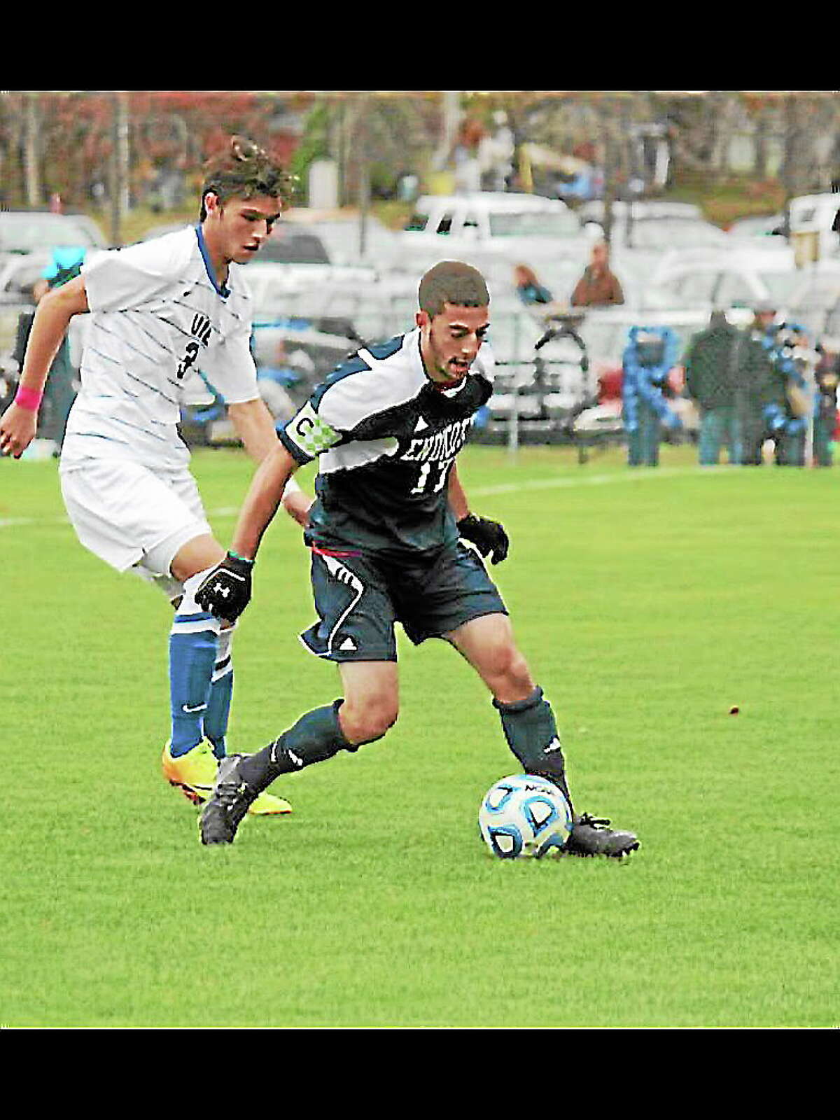 Former Torrington Red Raider and four-year Endicott College player Brett Longobucco made a name for himself as a versatile defender and finished his senior season as a captain,.