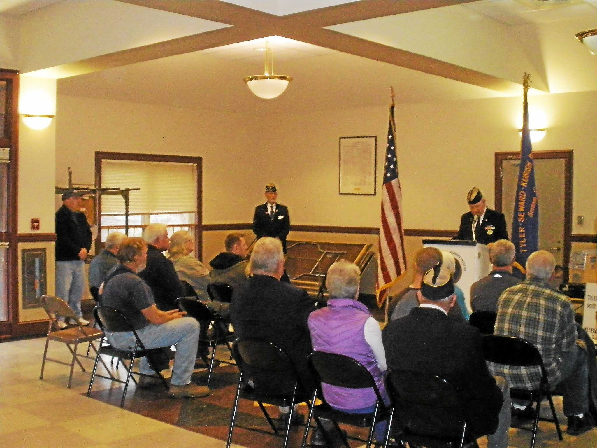 World War II Army veteran honored in Bantam ceremony