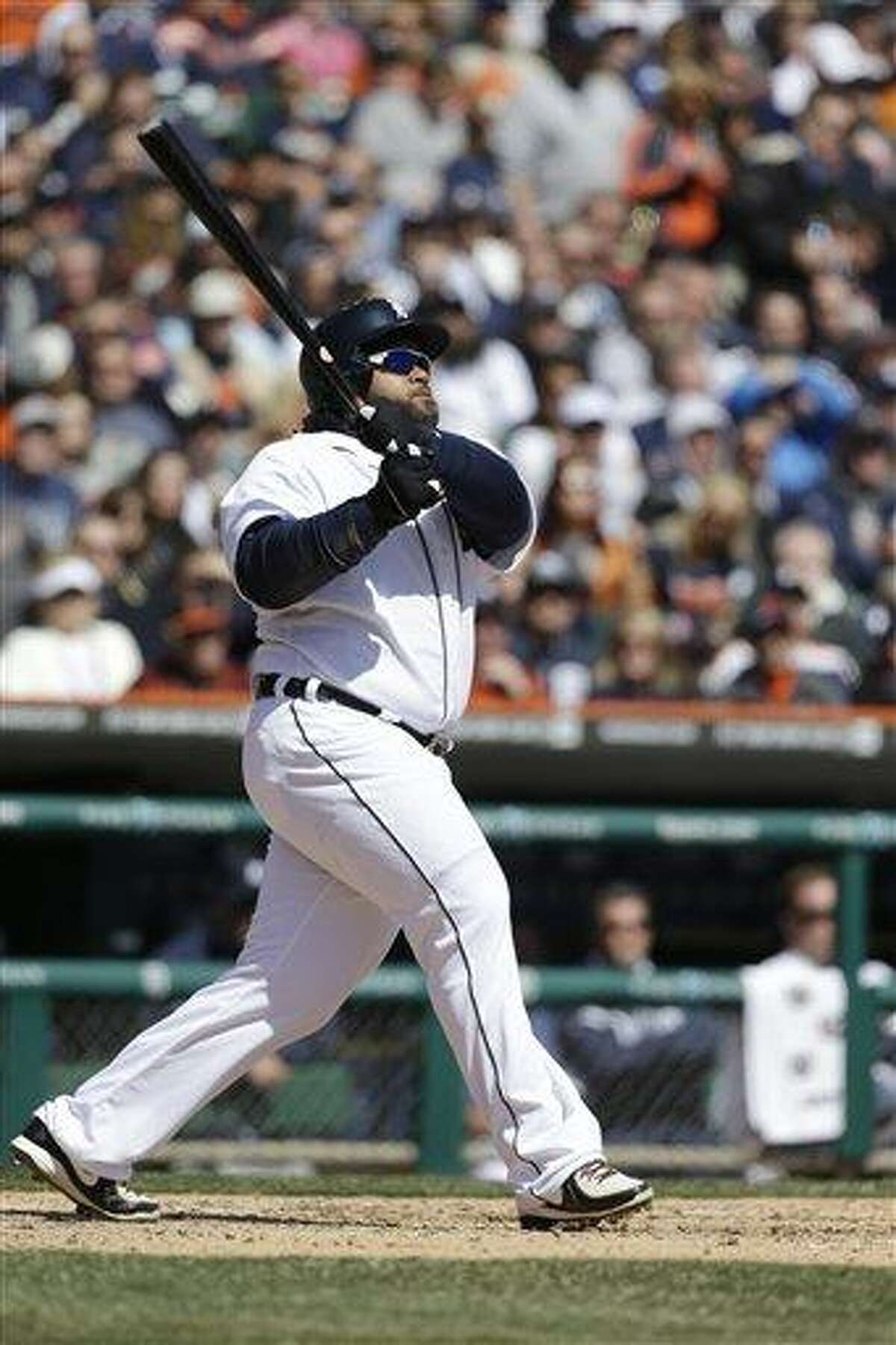 June 03, 2012: Detroit Tigers first baseman Prince Fielder (28) at bat  during MLB game action between the New York Yankees and the Detroit Tigers  at Comerica Park in Detroit, Michigan. The