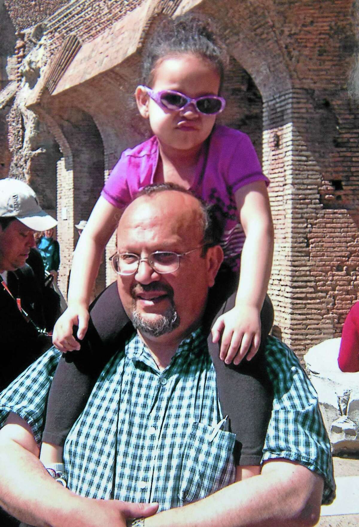 Arnold Giammarco and his daughter, Blair, in a photo taken in Italy.