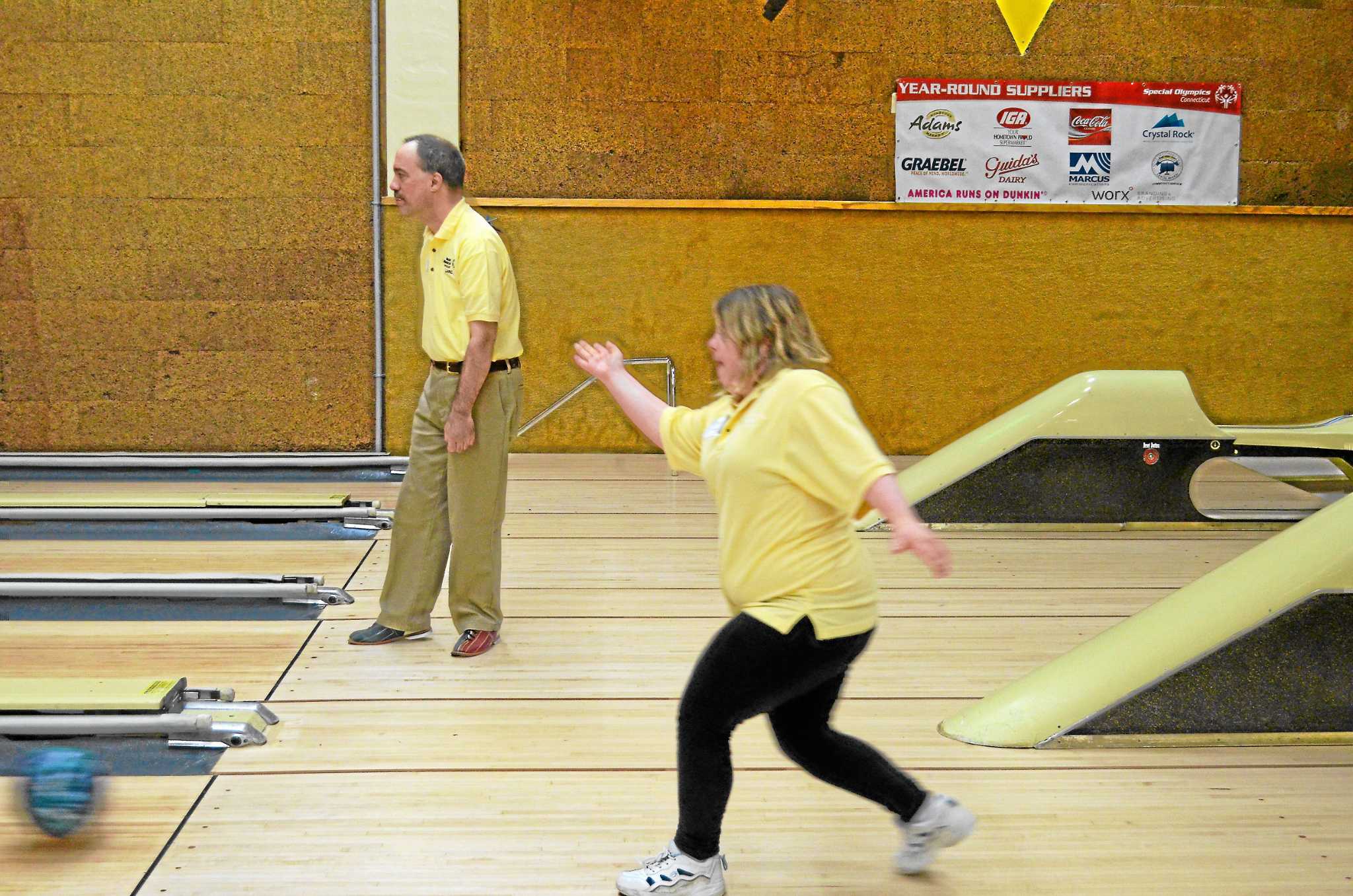 Qualifier for Special Olympics bowling held at Sky Top Lanes in Torrington