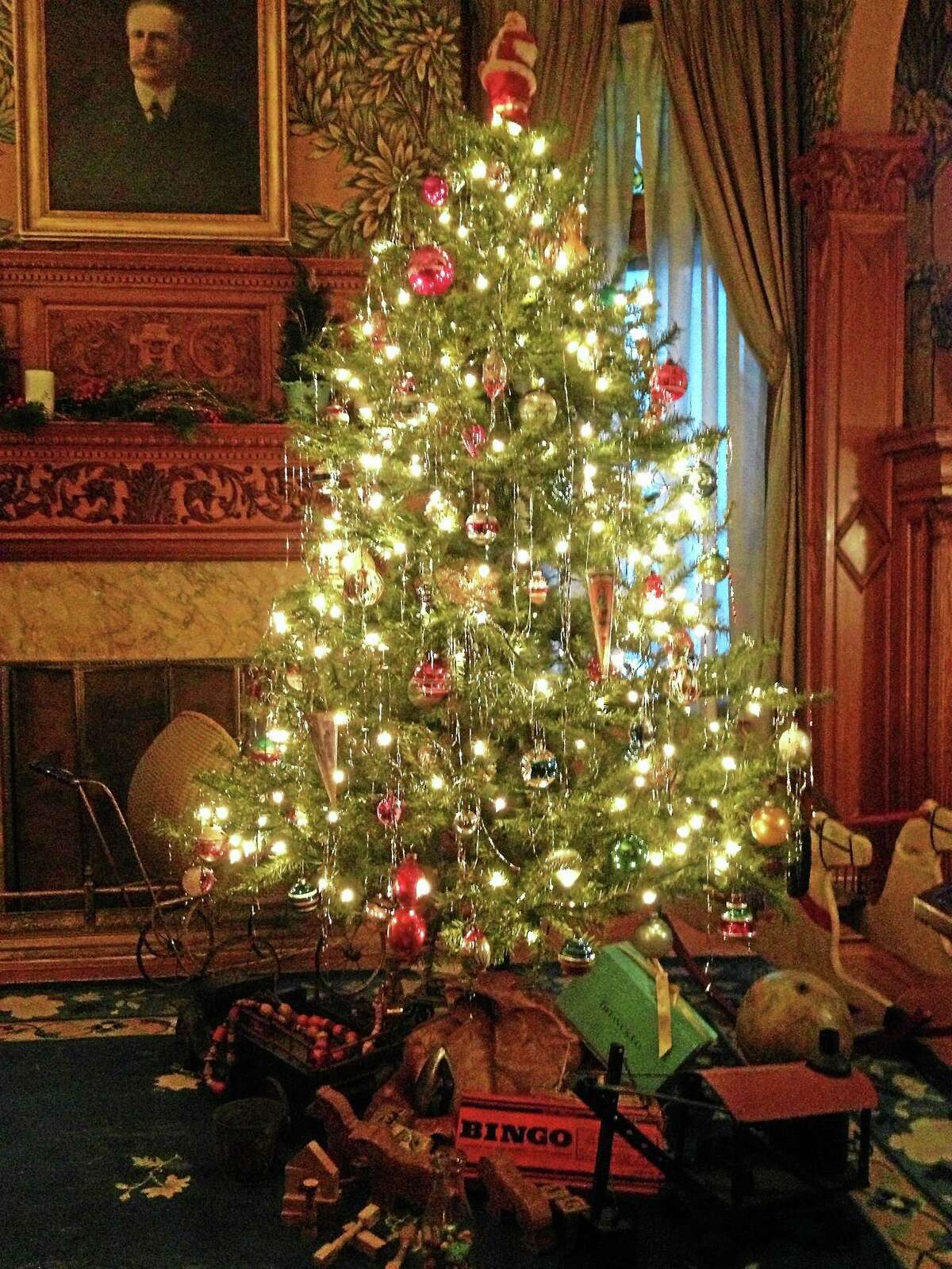 Photos courtesy of the Torrington Historical Society The Hotchkiss-Fyler House and Museum in Torrington is decorated for Christmas and open for tours on weekends through Dec. 28.