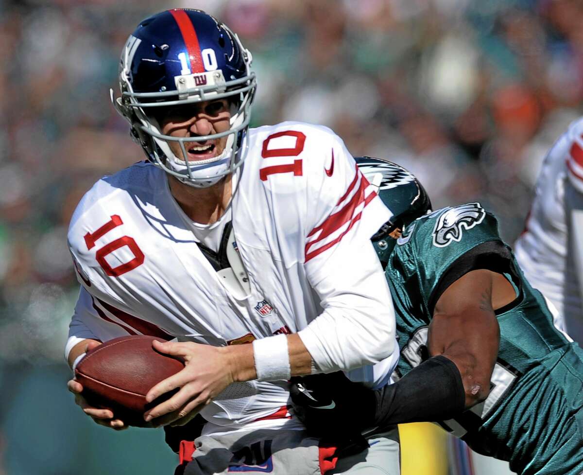 Giants quarterback Eli Manning has been one of the tricks this fantasy football season.