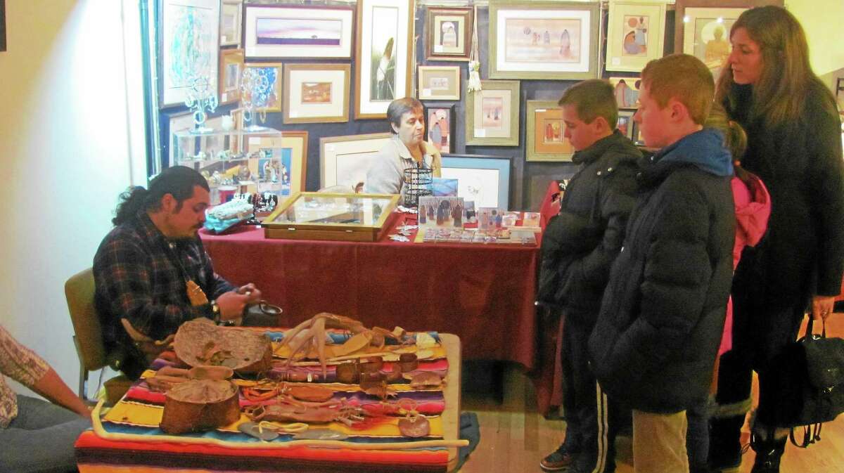 The Institute for American Indian Studies in Washington, Conn., hosted a Winter Indian Arts and Crafts market Sunday with a collection of vendors and artisans.