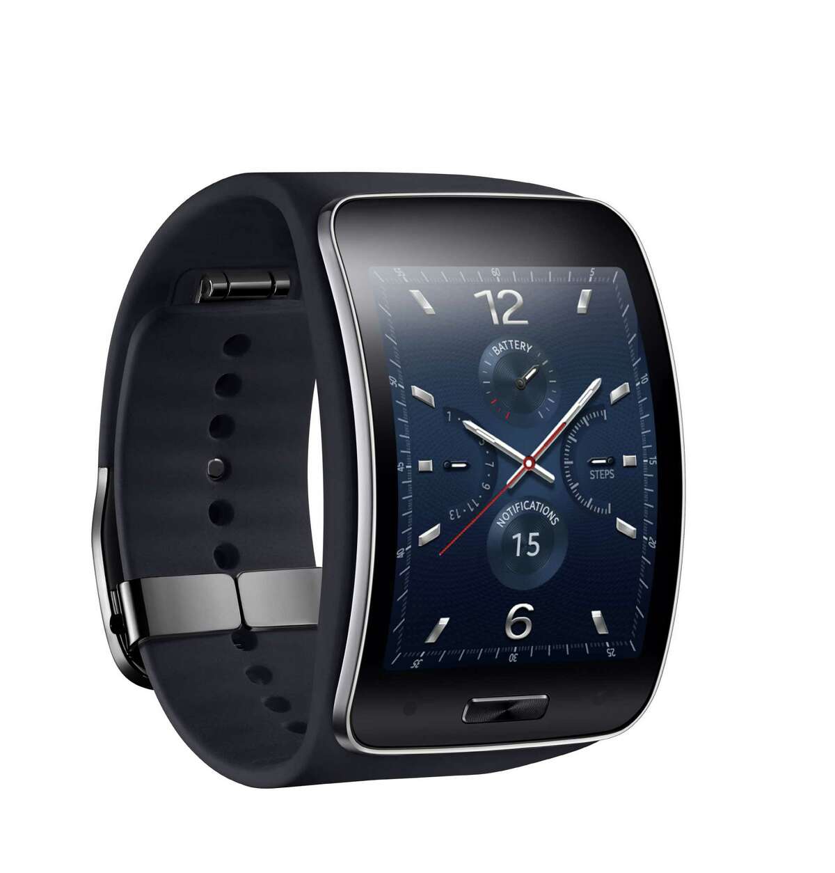 This undated product image provided by Samsung shows the Gear S watch.