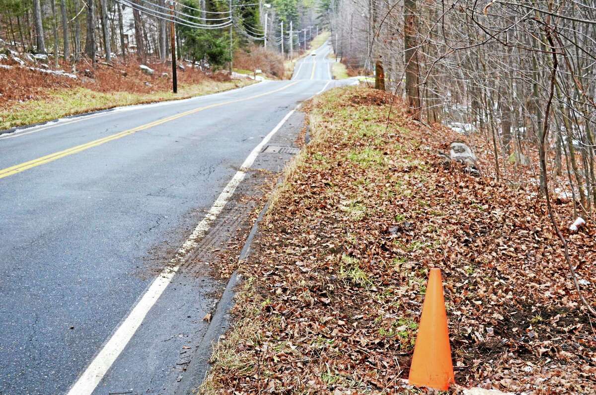 This section of Torringford Road in Torrington was the scene of a fatal one-car crash early Sunday morning.