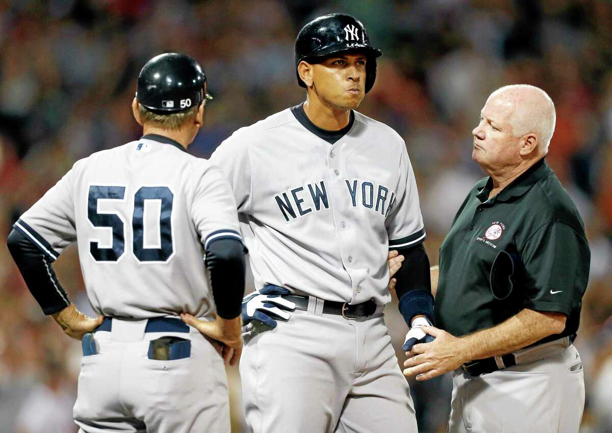 Alex Rodriguez, center, declined Major League Baseball’s challenge to make public the drug evidence that led to his 211-game suspension.