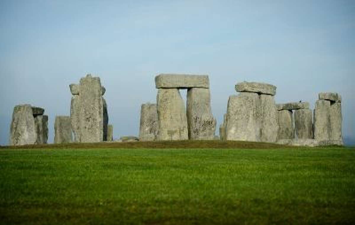 A general view shows the prehistoric monument of Stonehenge, a world heritage site, near Amesbury in south west England on December 11, 2013.