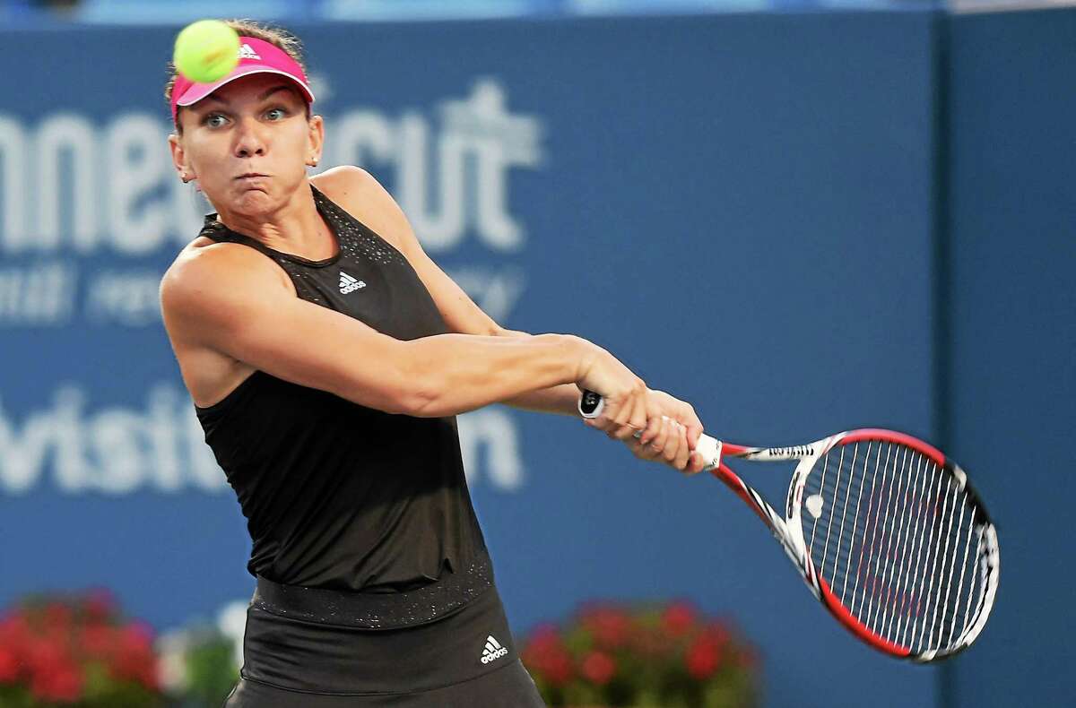 The Connecticut Open’s top seed and defending champion Simona Halep lost to Magdalena Rybarikova on Tuesday night at the Connecticut Tennis Center.