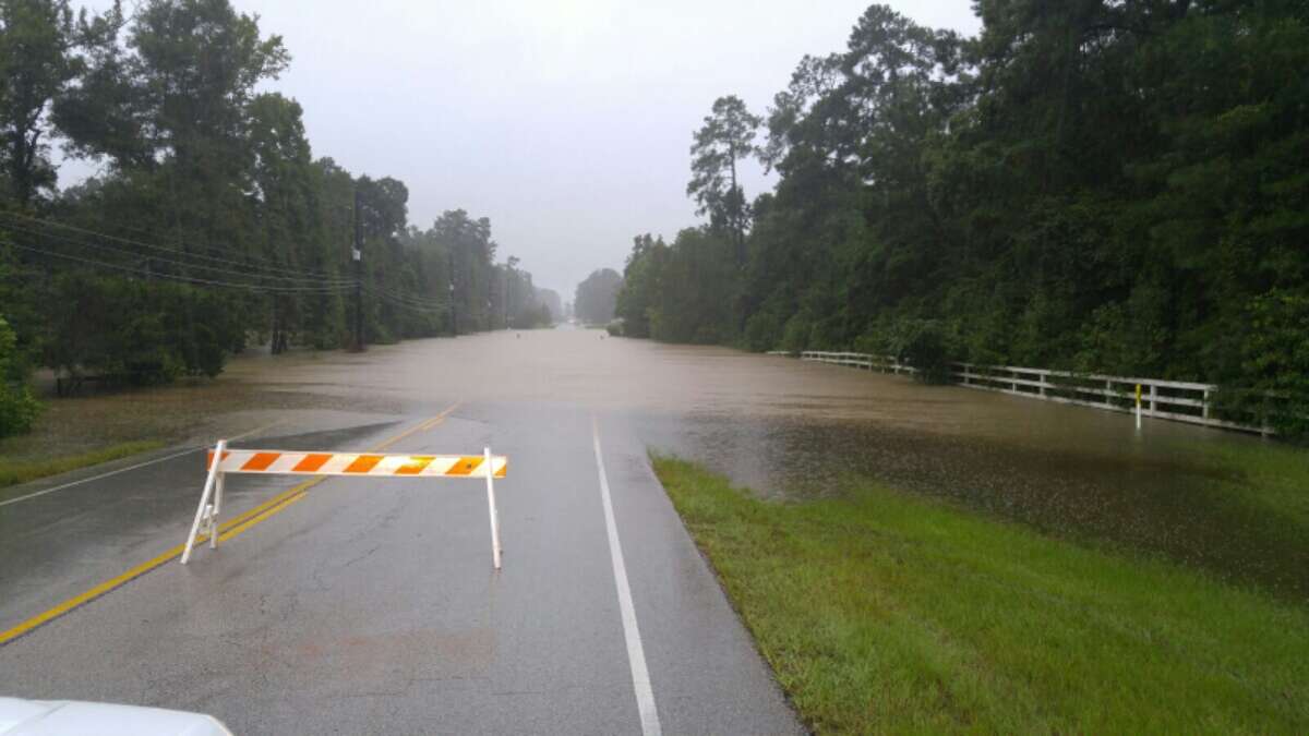 Water rescues reported near Magnolia as storm Harvey pummels county