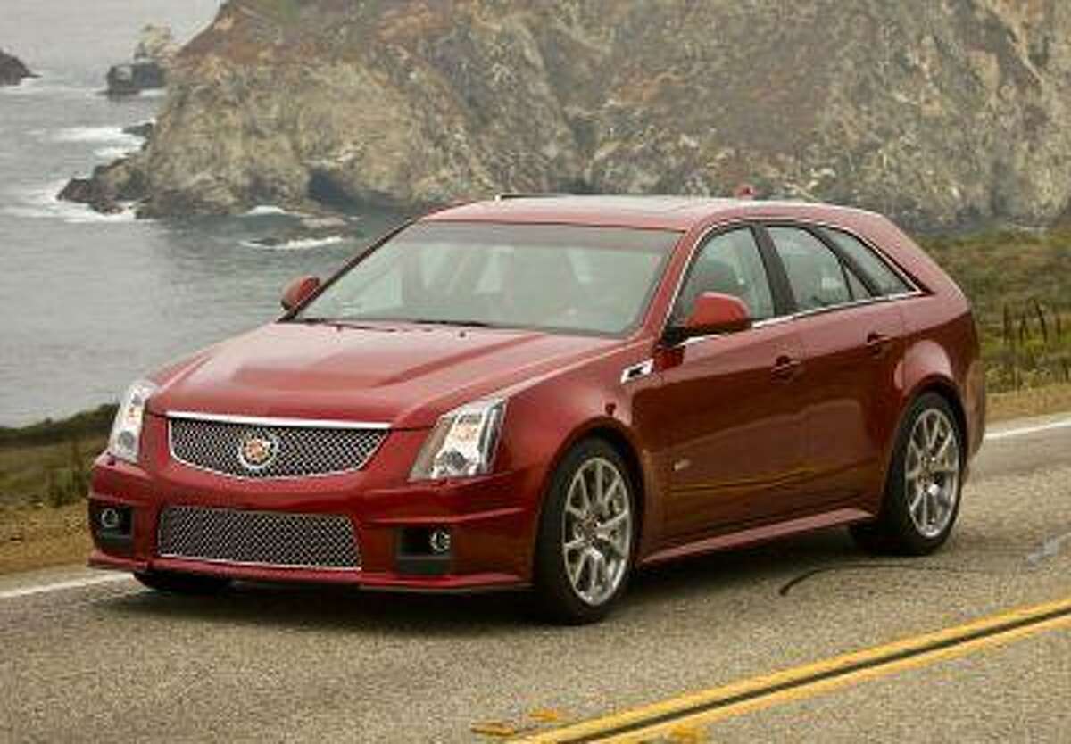 This undated photo made available by General Motors shows a 2013 Cadillac CTS-V Wagon. (AP Photo/GM)