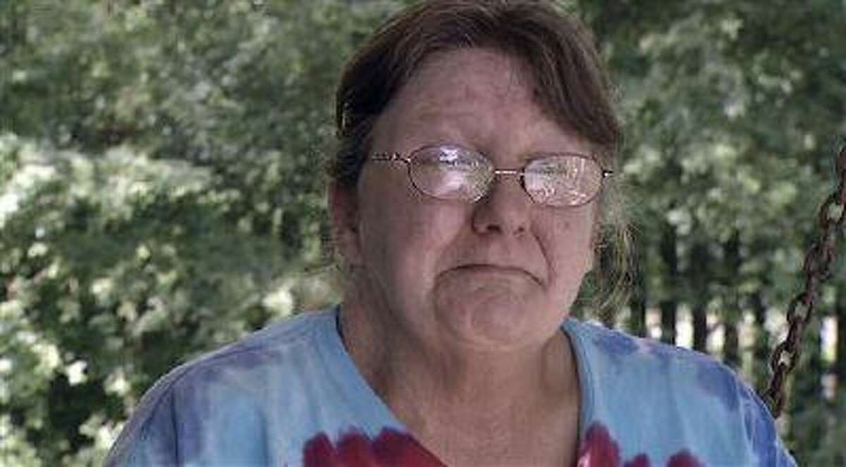 In this image made from video, Connie Homer, the mother of Ronald Lee Homer Jr., speaks to a reporter in Conyers, Ga. Ronald Lee Homer Jr., fell to his death during an Atlanta Braves game at the team's stadium. He fell 65 feet on Monday night from a fourth-level smoking area into a parking lot for Braves players. Homer, a lifelong Braves fan, had told his mother in a phone call shortly before the accident that he was preparing to head to his seat after a rain delay.