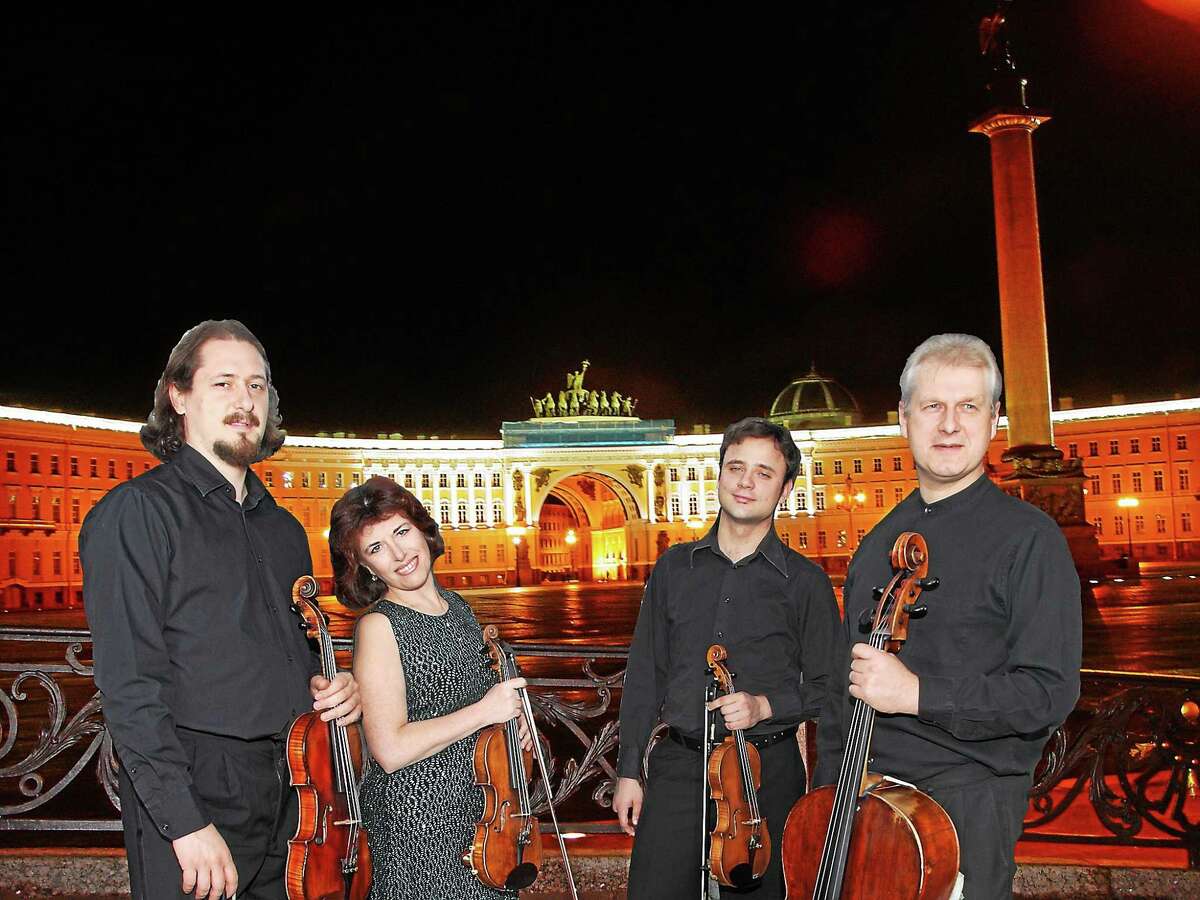 Submitted photo- St. Petersburg String Quartet The St. Petersburg String Quartet are playing Music Mountain this month, along with a lively roster of performers ranging from classical to jazz.
