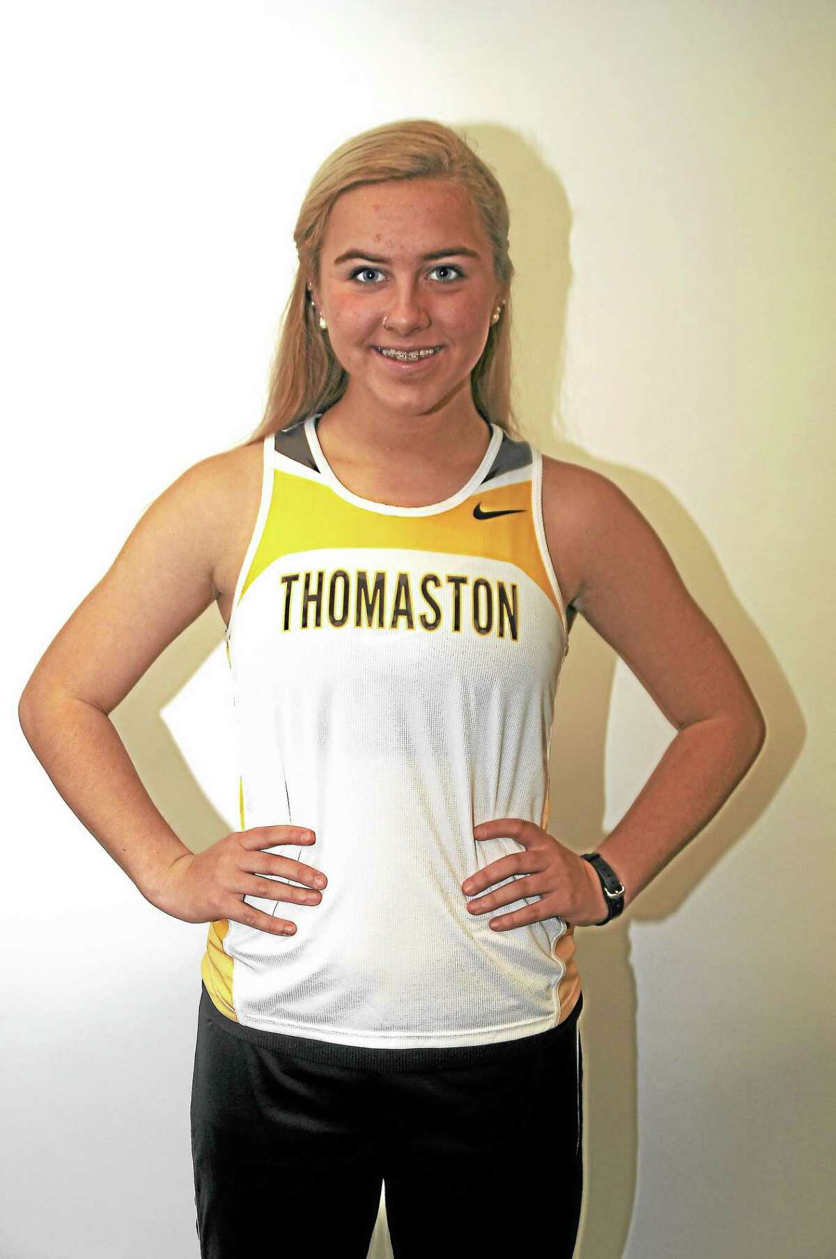 Sabrina Olsen – MVP Thomaston Sr. Stats: Finished in first place at the Berkshire League Championship meet in 2012 and 2013. State Champion in 2010. Honors: Four-time All-State (2010-2011-2012-2013), Three-time All-New England (2010-2011-2012) Four-time All-Berkshire League (2010-2011-2012-2013). Off the track: Will continue her career at Syracuse University.