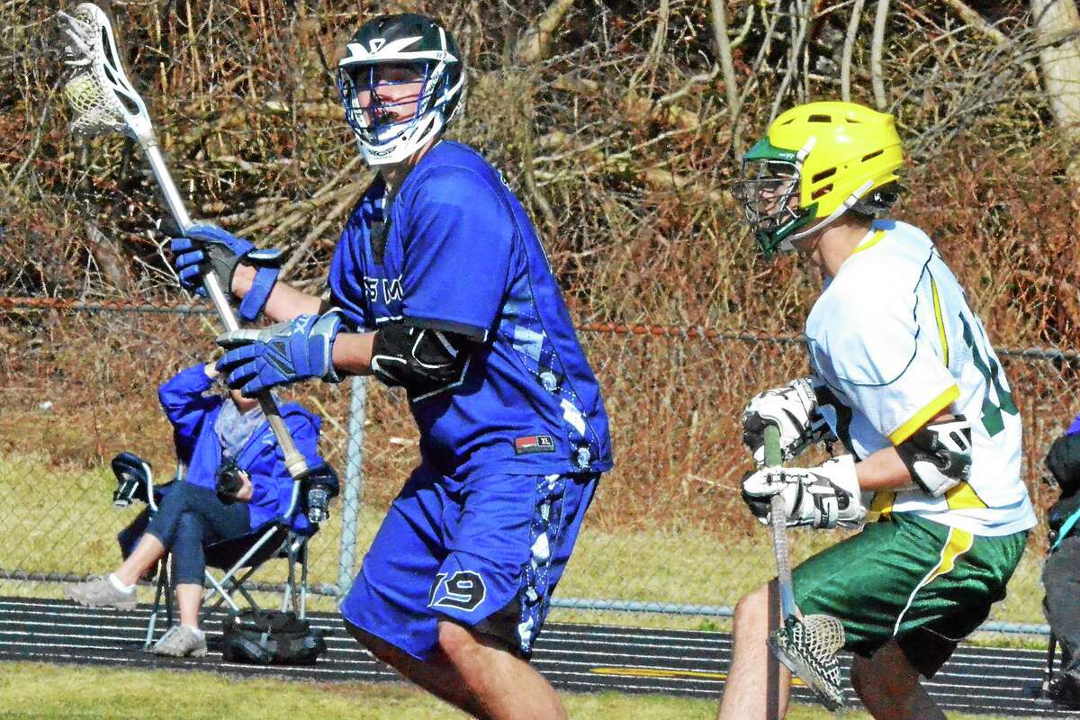Lewis Millsí David Borovsky scored six goals in the Spartans 17-2 win over Holy Cross.