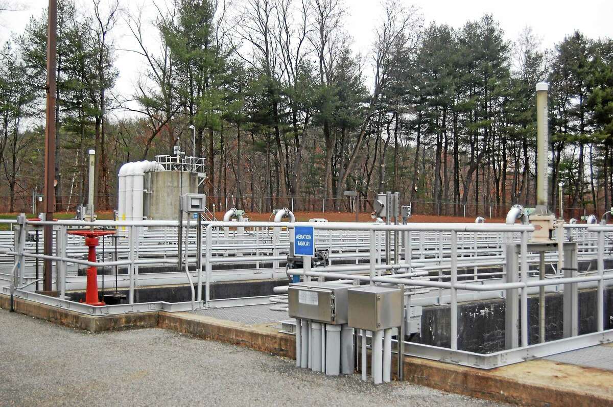 Metal pipes used by the advanced wastewater treatment facility operated by the Water Pollution Control Authority on Tuesday, Nov. 26, 2013, in Torrington.