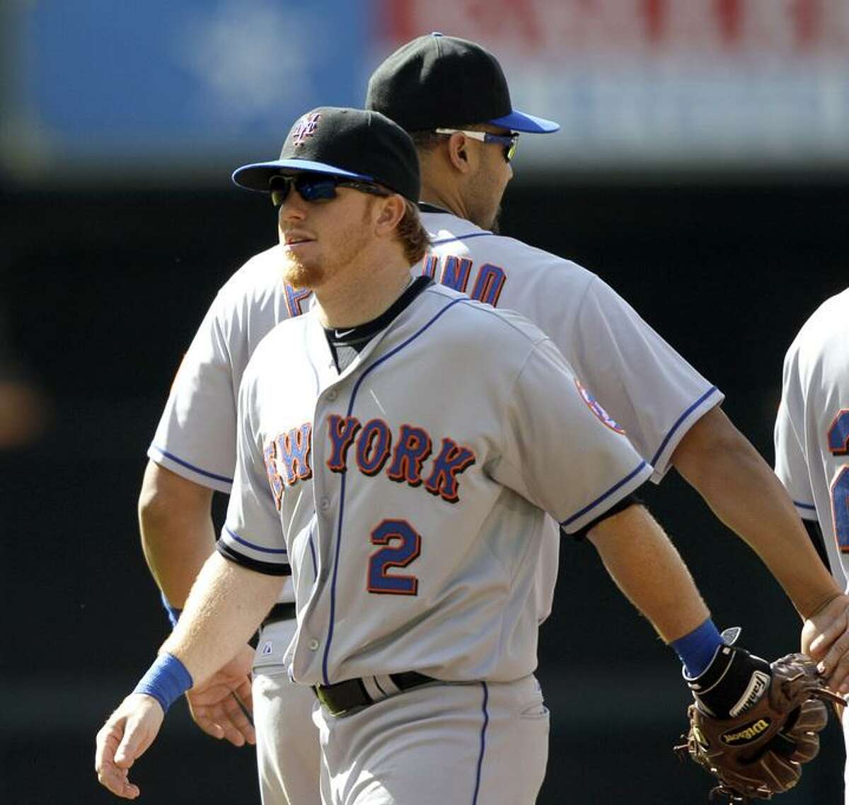 Mets Infielder Jose Reyes (#7). The Yankees defeated the Mets 2