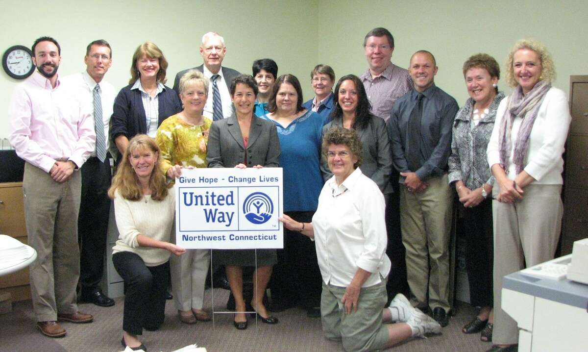 Submitted photo Members of the United Way of Northwest Connecticut fundraising campaign gathered recently to prepare for the kickoff event, a breakfast to be held on Monday, Sept. 12 in Torrington.
