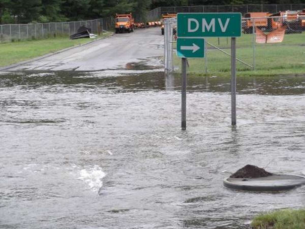 Closures due to flooding Winsted DMV, Region 14 Schools