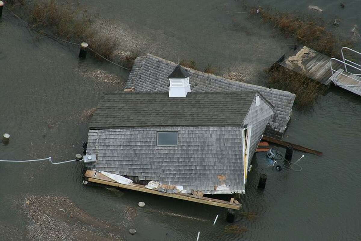 Tuesday, October 30, 2012 -- Photographs taken by the Connecticut National Guard on Tuesday, October 30, 2012, during an aerial assessment of damage caused along the Connecticut shoreline by Hurricane Sandy.
