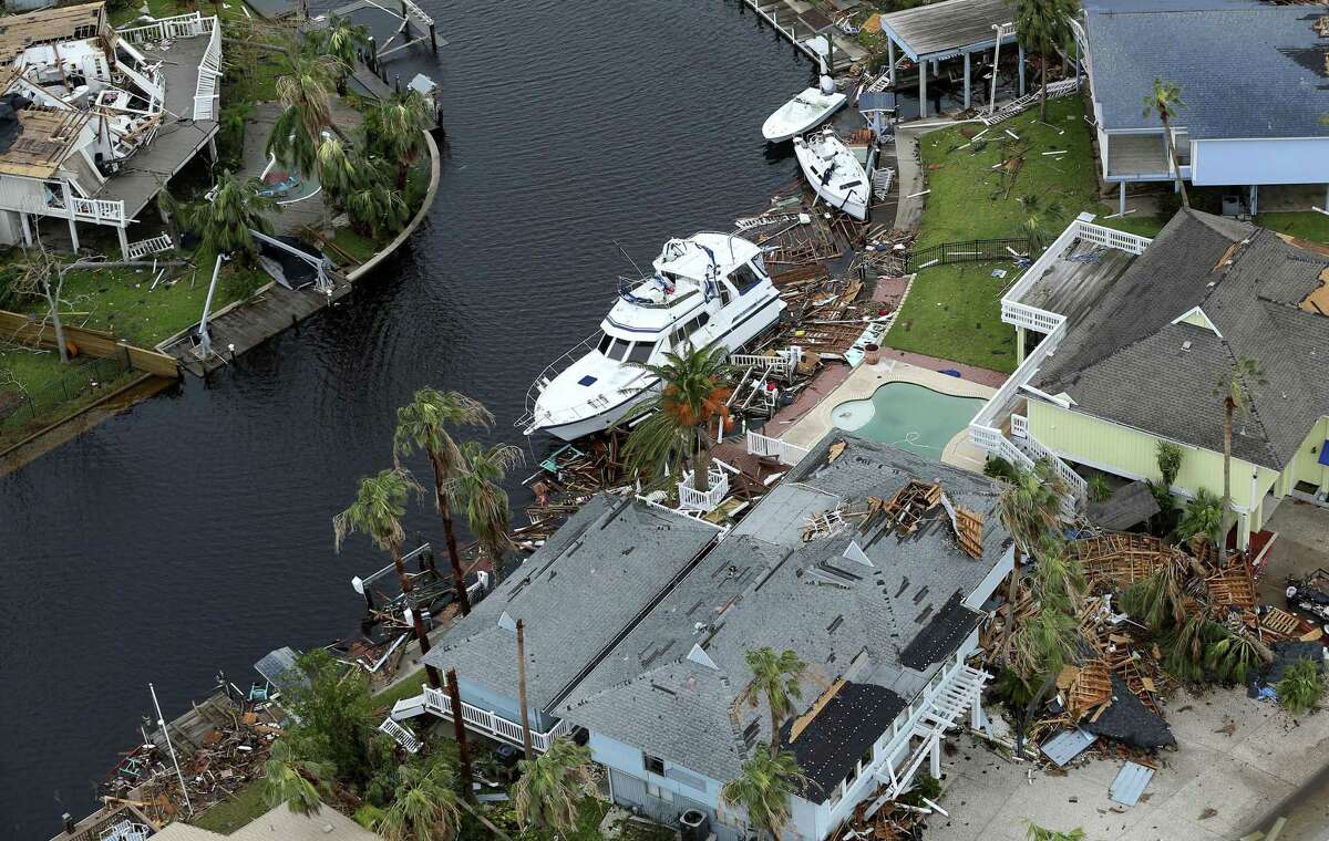 Drone photos: Harvey leaves Rockport in shambles after landfall