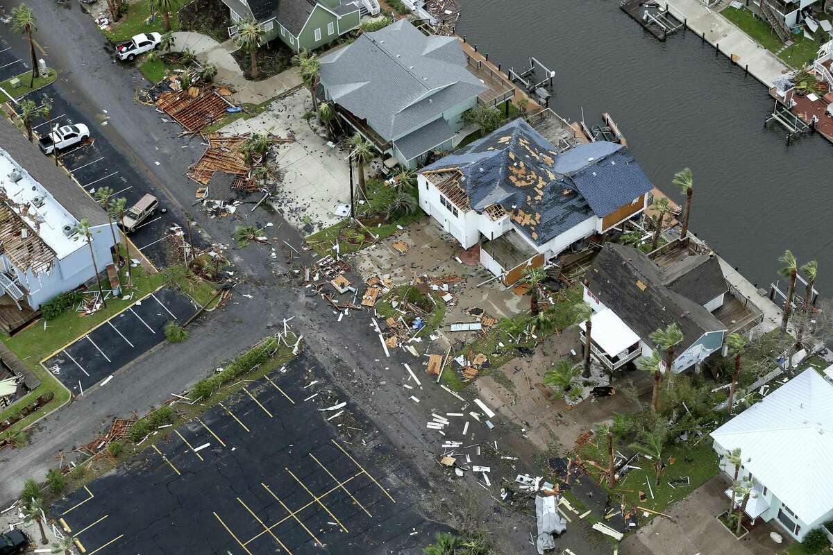 category 4 hurricane aftermath texas
