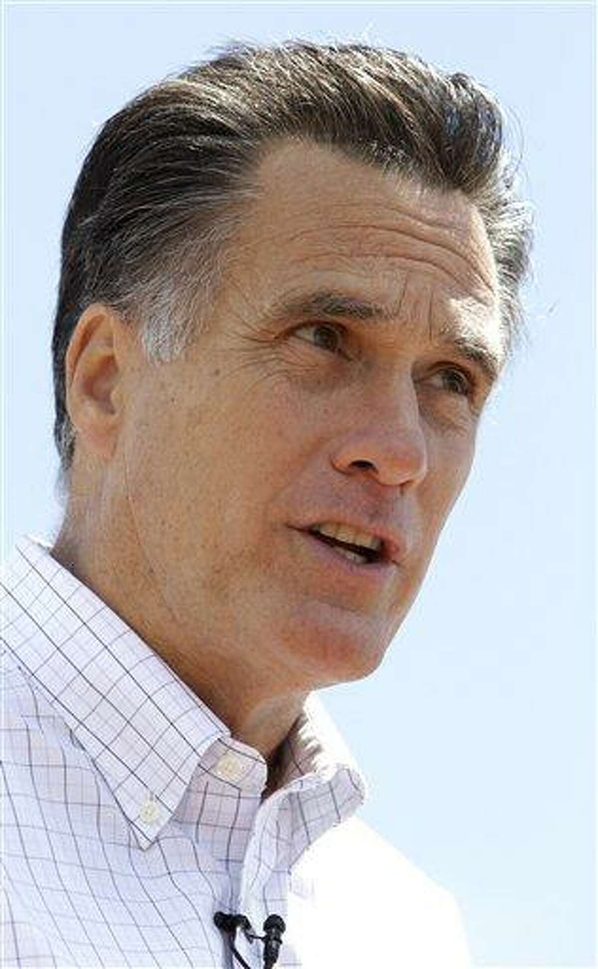 FILE In this June 2, 2011 photo, former Massachusetts Gov. Mitt Romney announces he is running for President of the United States,during a campaign event at Bittersweet Farm in Stratham, N.H. A gathering of religious conservatives drew nearly all the GOP presidential hopefuls to a single stage, a claim that a South Carolina debate and a well-publicized forum in New Hampshire couldn't make about their recent events. The Faith and Freedom Coalition's two-day conference proved that the religious right still plays a major role in the nominating process, even if it's less organized than during the Christian Coalition's heyday and economic issues are dominating the early campaign. (AP Photo/Stephan Savoia)