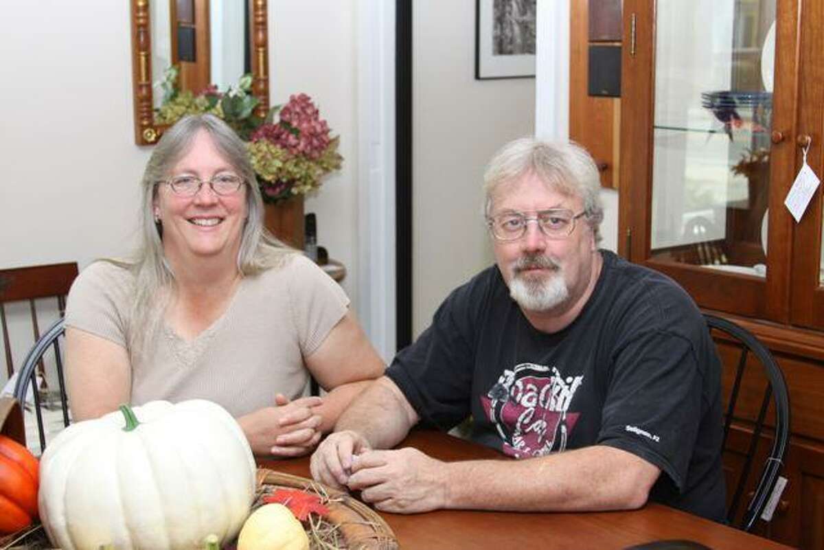 Nancy and Rick Swenson, co-owners with Gary and Maryanne Hath of Hitchcok Furniture in Riverton.
