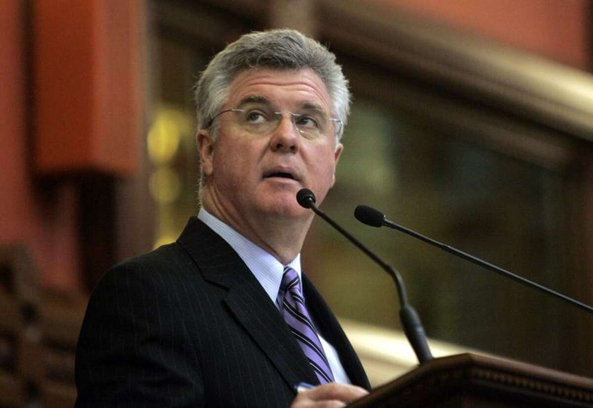 2009 File Photo: Chris Donovan at the state Capitol in Hartford, Conn. (AP Photo/Bob Child)