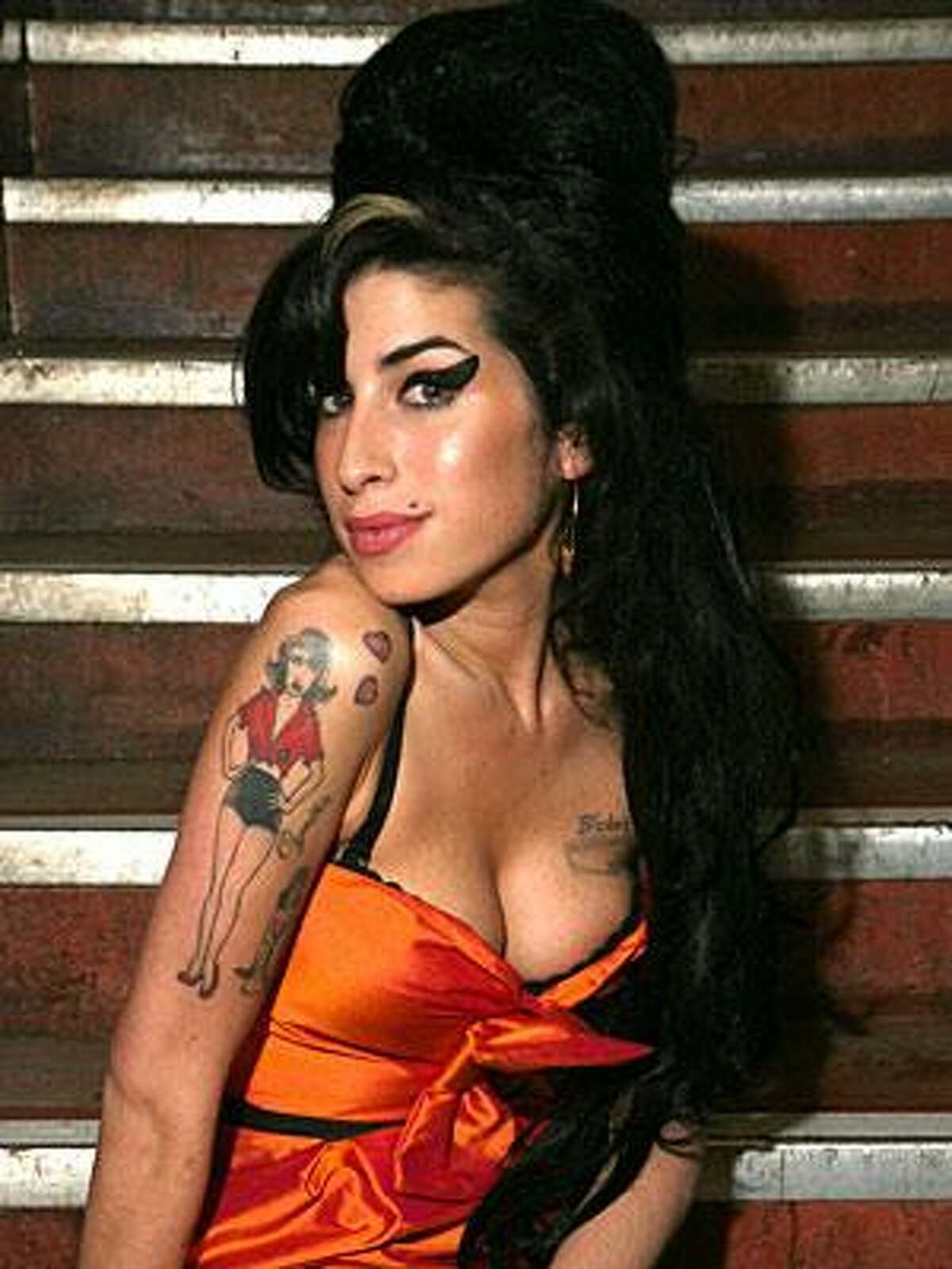 Amazoncom  Amy Winehouse Temporary Tattoos P9039  Childrens Temporary  Tattoos  Beauty  Personal Care