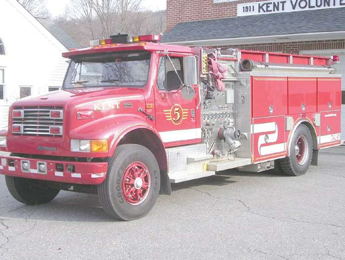 Courtest Kent Volunteer Fire DepartmentThe department's frontline engine was lost in a brush fire on Wednesday. The department received an engine on loan from Watertown to help offset the loss of truck.