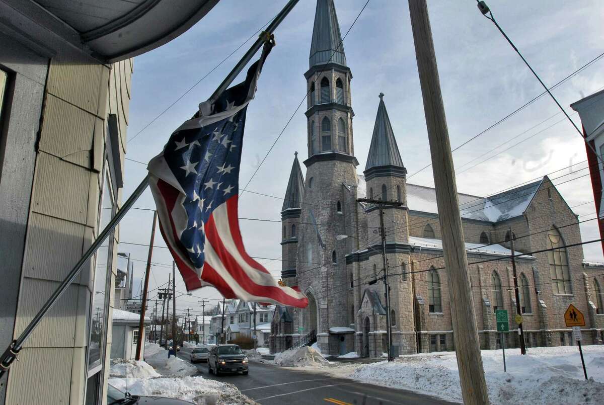 St. Mary's Church on Eastern Avenue in Schenectady, N.Y., was part of a wave of church closures and is seen here on Wednesday January 14, 2009.