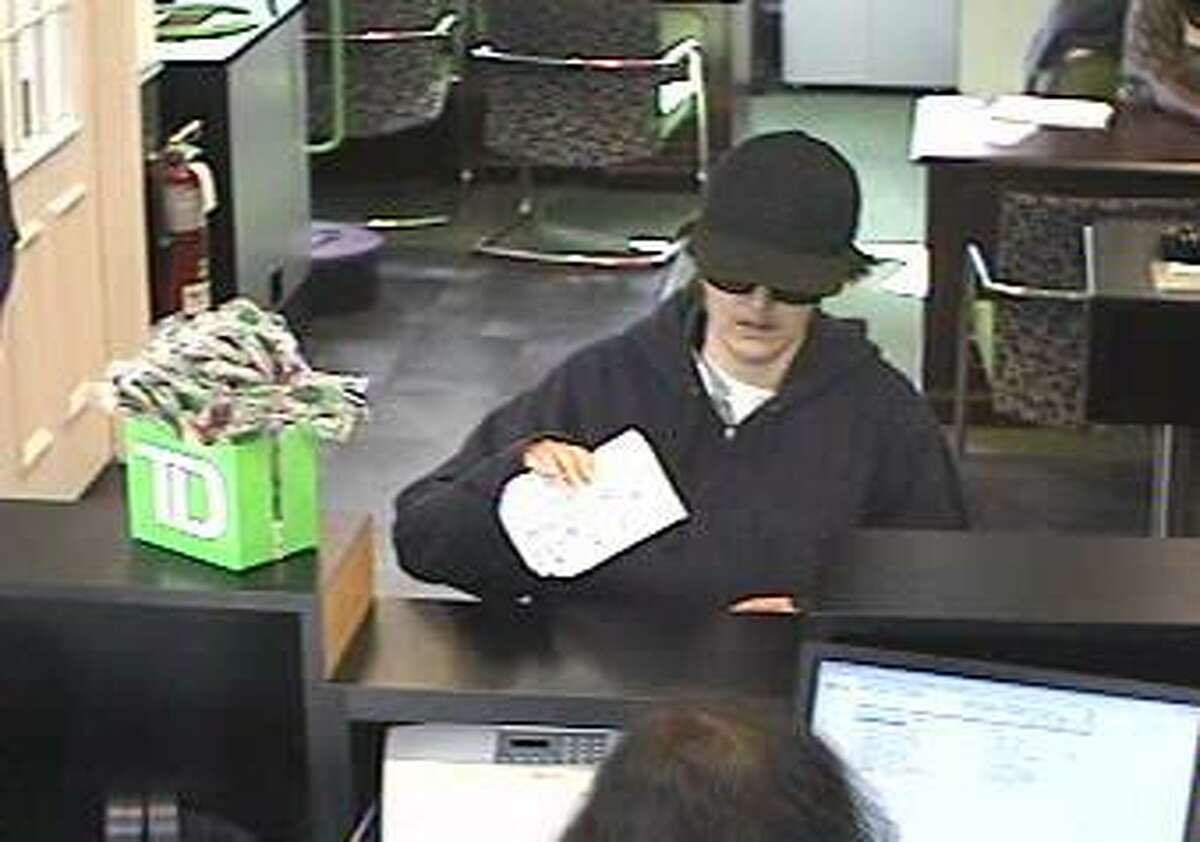 The TD Bank robbery suspect.