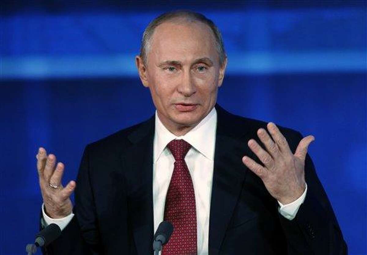 Russian President Vladimir Putin. Associated Press file photo
