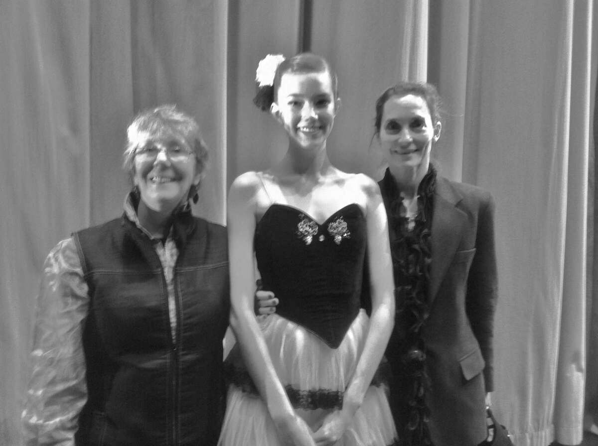 Submitted photo From left are Nutmeg Ballet's executive director Sharon Dante, Dakota LeRoy and artistic director Victoria and Mazzarelli.