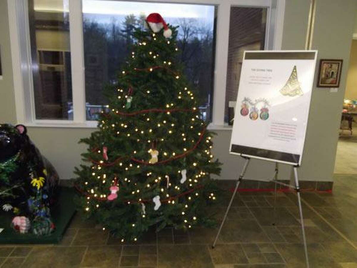Sarah Bogues/Register Citizen The organizers of New Hartford's annual appeal, the Giving Tree, will be collecting gift card and/or toy donations for needy families in the community. The Giving Tree is located in the lobby of Town Hall and will be up until the end of the holiday season.