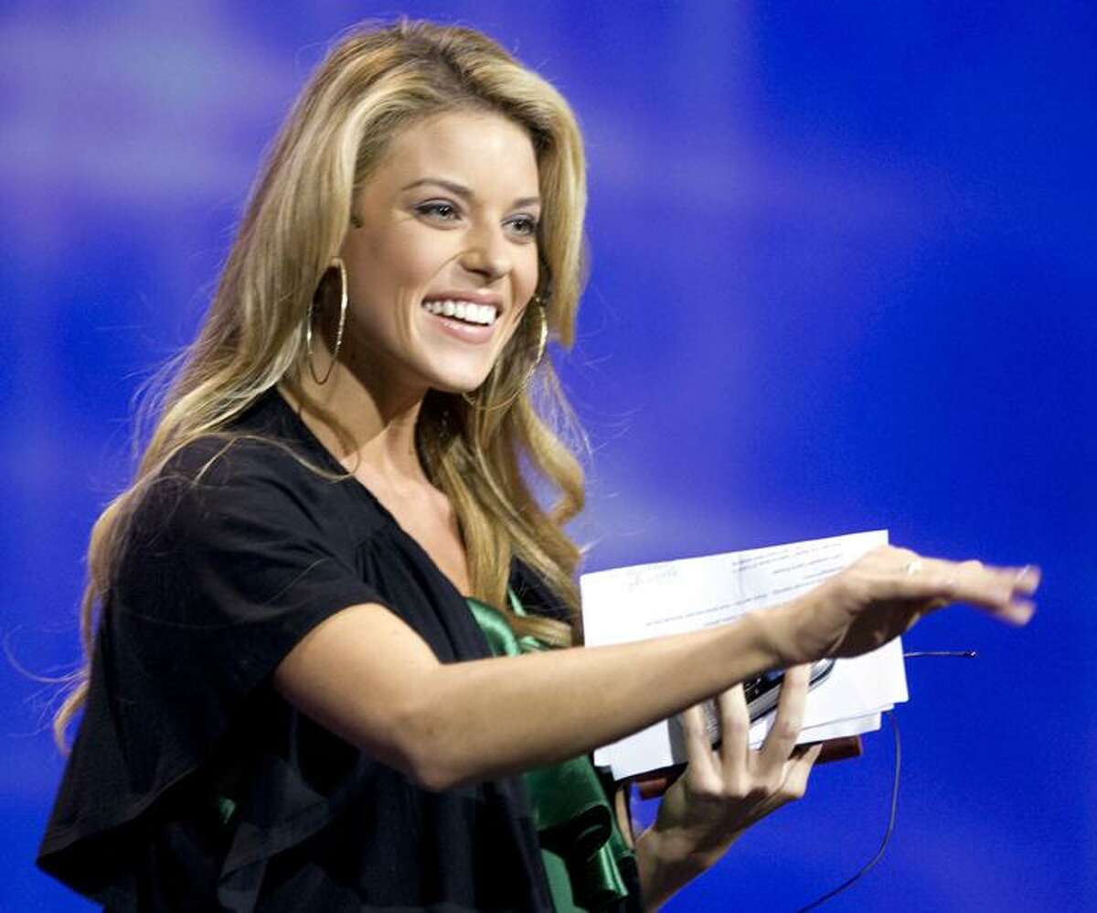 Miss California, Carrie Prejean, waves as she comes on stage at the Rock Church during services in San Diego. PreJean said she'll be working with the National Organization for Marriage to "protect traditional marriages. In recent weeks, Vermont and Iowa have legalized same-sex marriage while New York, Maine and New Hampshire have taken steps in that direction.