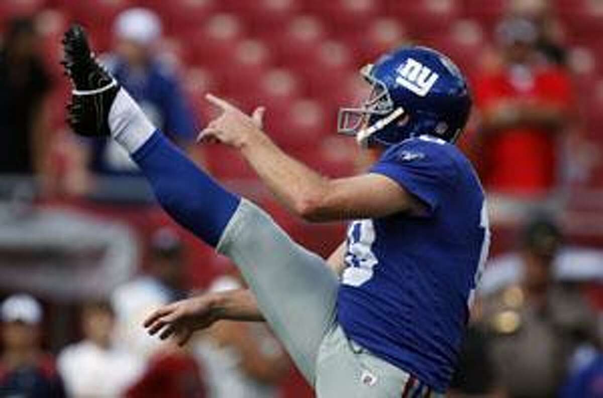 Punter Brad Maynard of the Chicago Bears looks on from the sideline