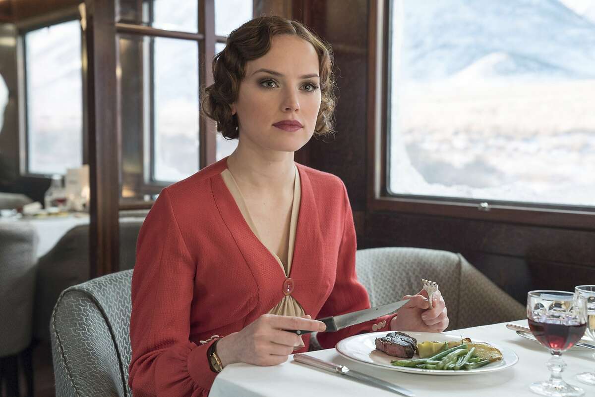 This image released by Twentieth Century Fox shows Daisy Ridley in "Murder on the Orient Express." (Nicola Dove/Twentieth Century Fox via AP)