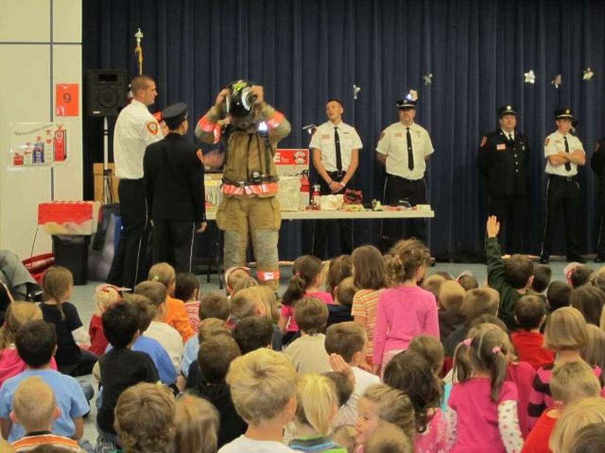 Students take part in fire safety day at Harwinton Consolidated