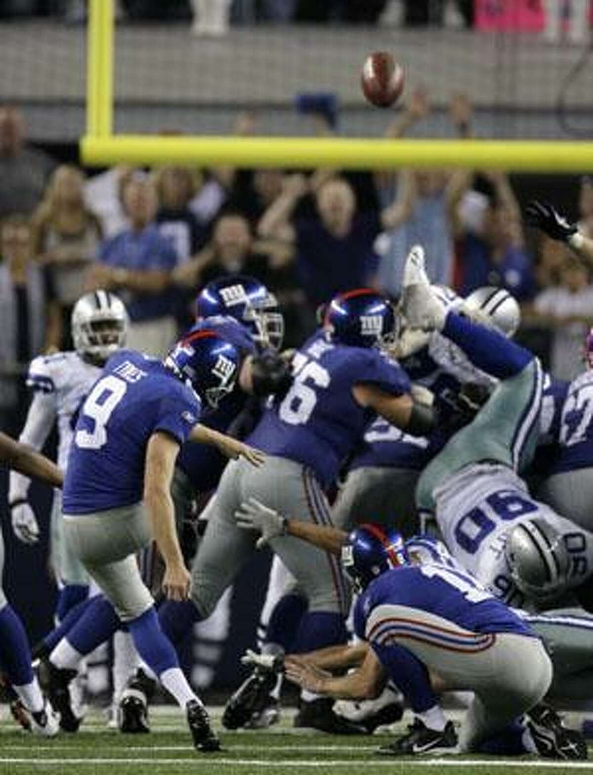 Tynes' field goal sends Giants to Super Bowl