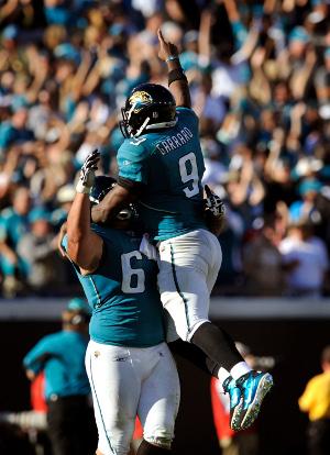 David Garrard of the Jacksonville Jaguars drops back to pass during News  Photo - Getty Images