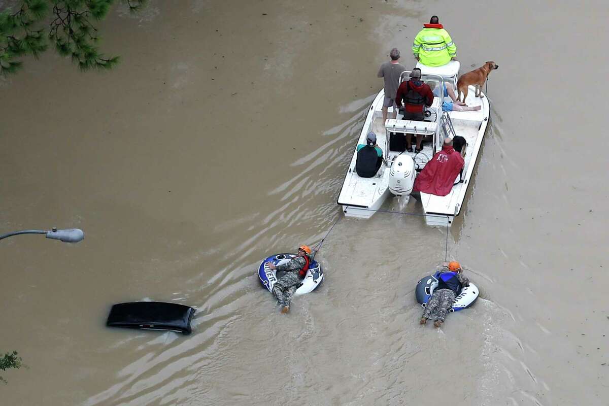 Harvey's Houston from above: Aerial photos show extreme flooding in ...