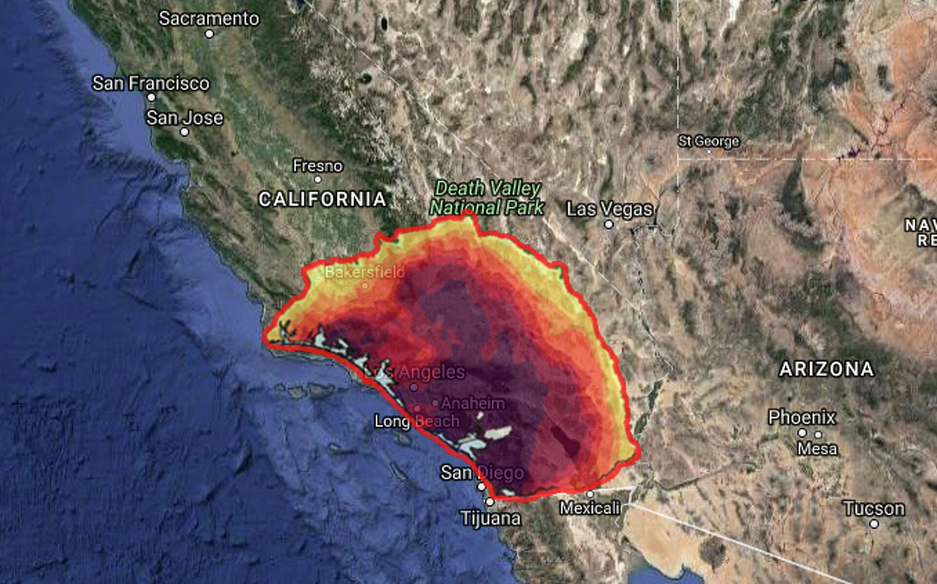 Tsunami warning bay area