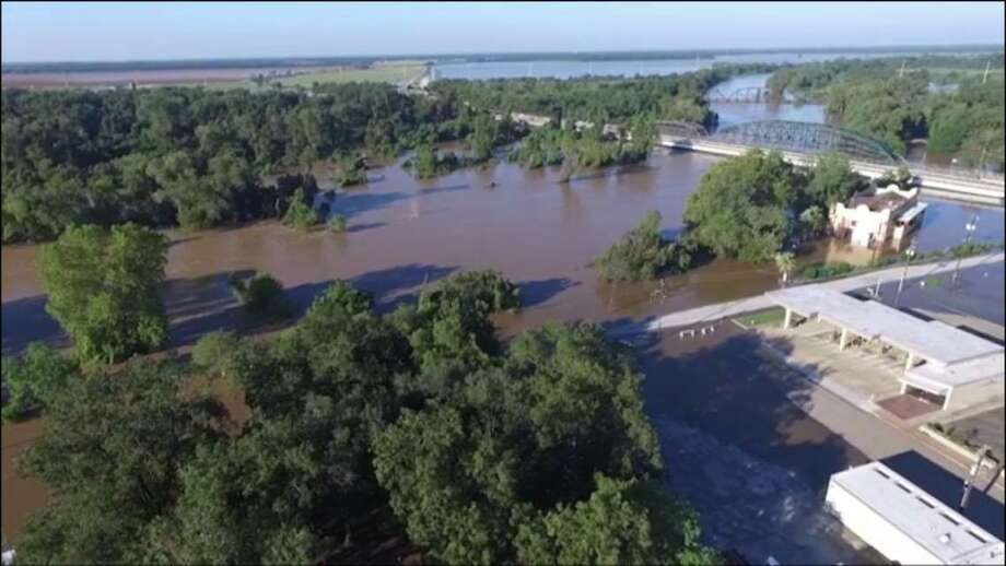 Surreal drone video shows flooding near NRG stadium, Med Center in wake ...