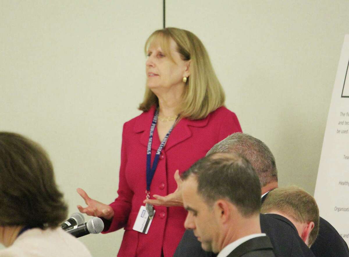 Superintendent Colleen Palmer announced a new preschool program will launch at Staples High School in January at a Board of Education meeting in Westport on Monday.